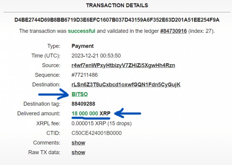 XRP转帐提醒最新动态