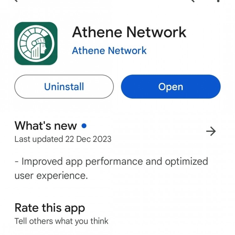 新EARNDROP警报免费获取ATHENENETWORK应用2024年4月主网上线使用我的REFERRALCODE8D0F707D7F