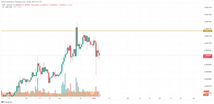 加密货币价格分析DOGESHIB和BONK1月6日