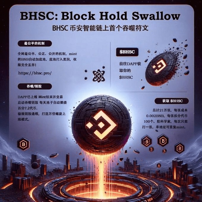 BHSC黑洞吞噬新项目值得关注